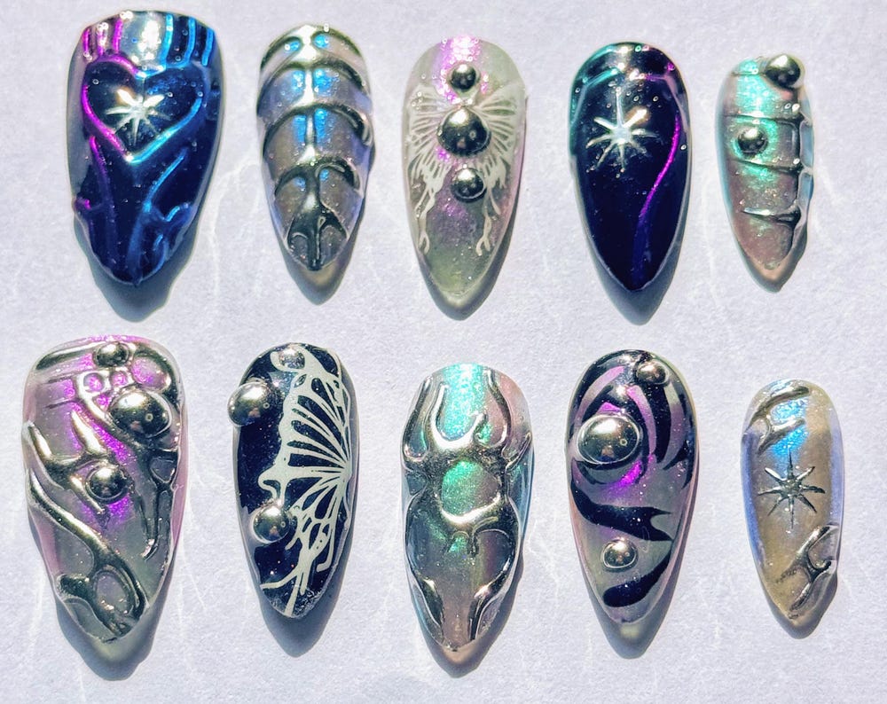 fxcking hot girl Press On Nails🔥