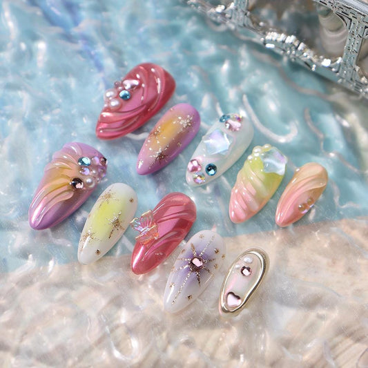 summer fever press on nails🏖️