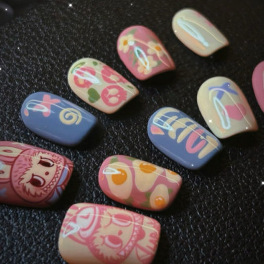 labbubu press on nails