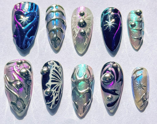 fxcking hot girl Press On Nails🔥